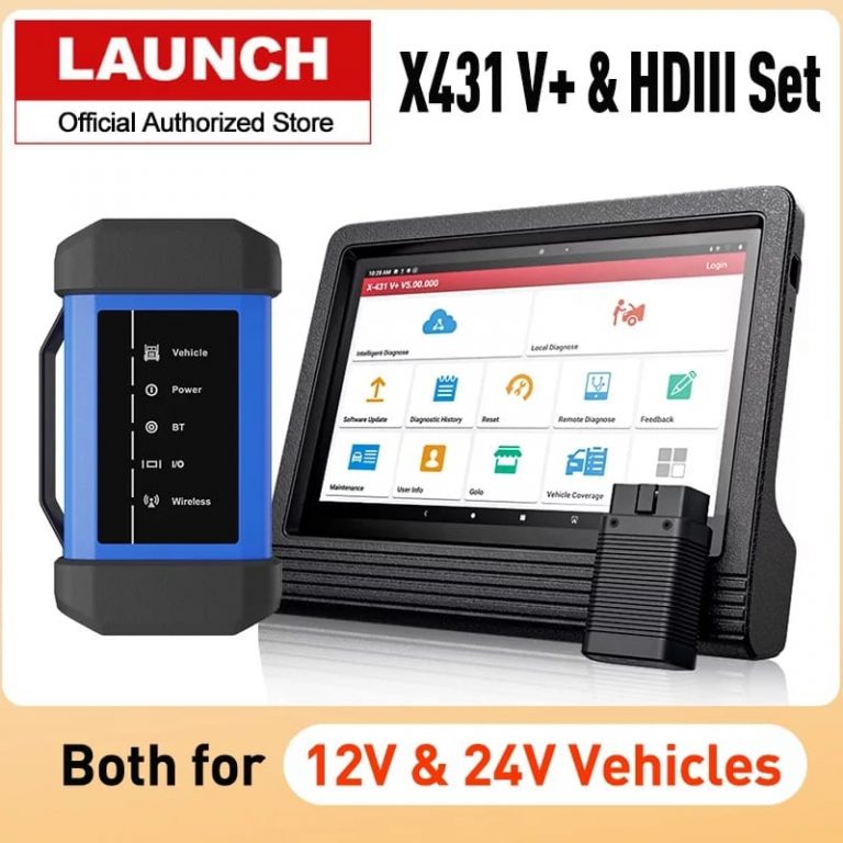Scanner Launch X431 HD III Camiones & Autos, 12 Y 24 Volt Tienda del