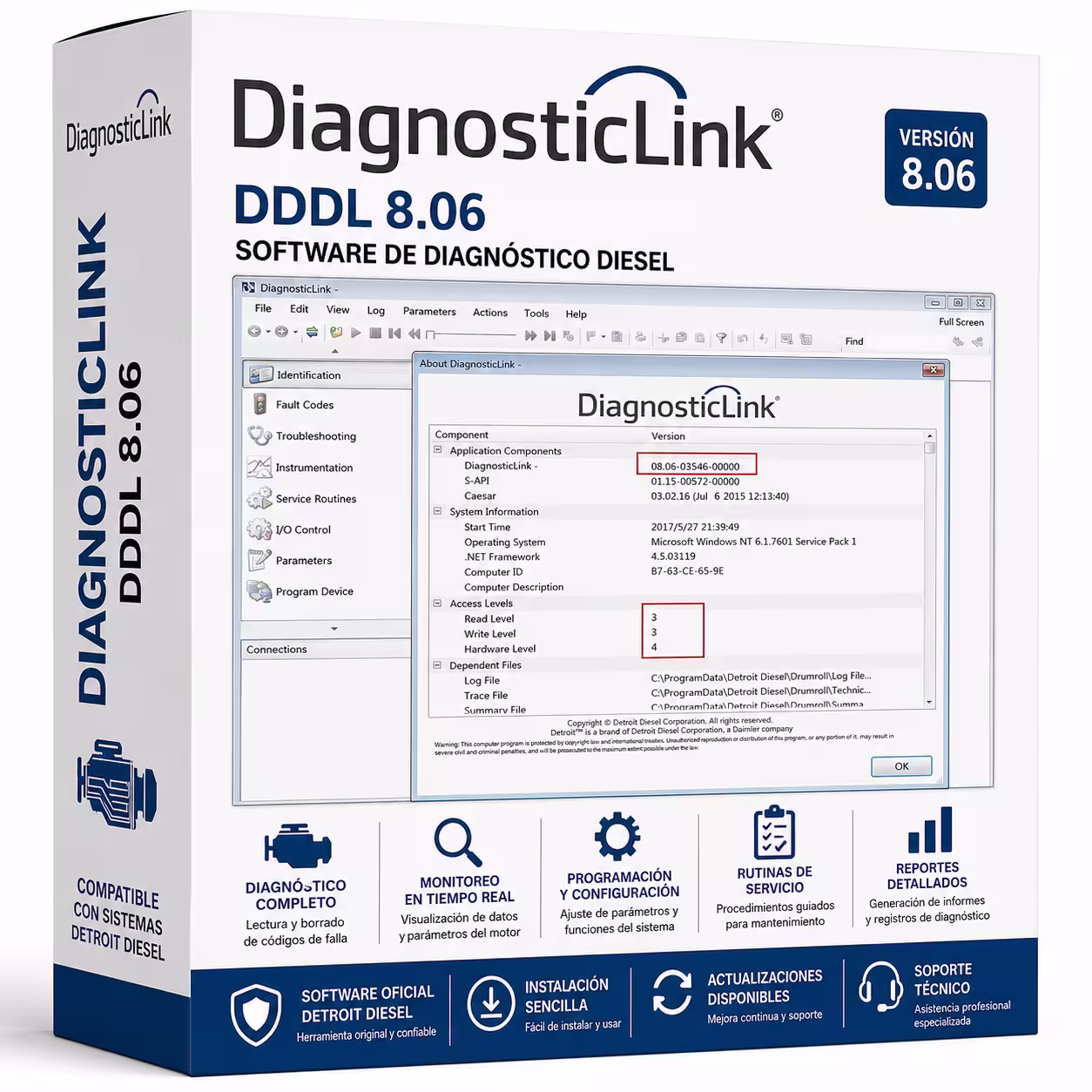 Detroit Diesel Diagnostic Link DDDL 8.06 Full