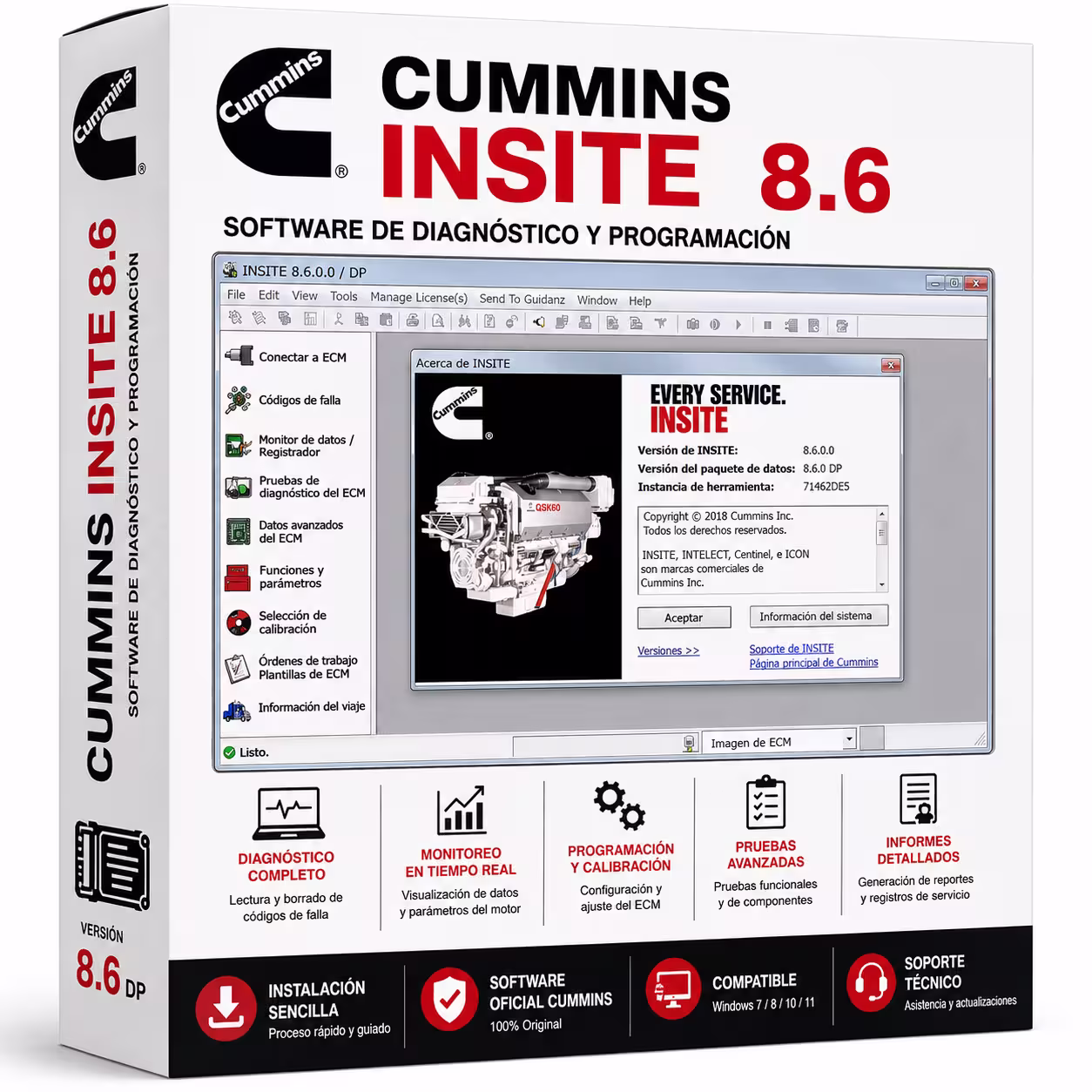 Software Inline 8.6 Insite Cummins Nexiq