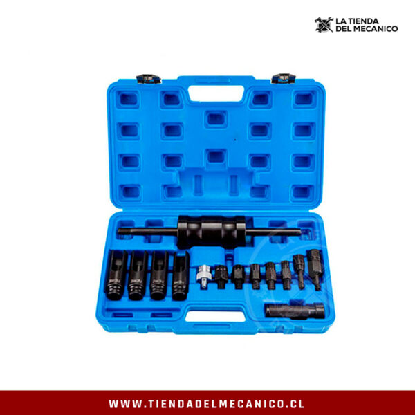 Extractor de Inyector Diesel Common Rail con Martillo 14Pcs