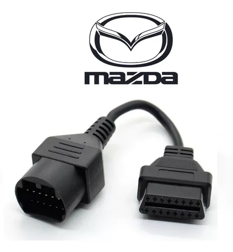 Cable Conector para Mazda de OBD1 A OBD2 17 a 16 pin