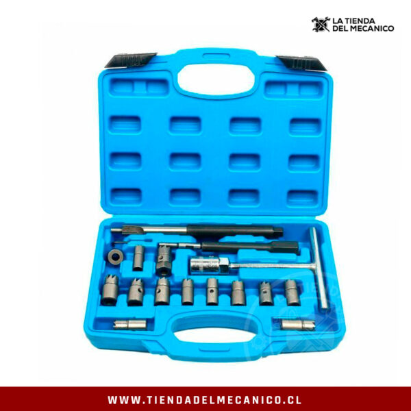 Juego Escariadores Asiento Inyectores Diesel Universal 17pcs