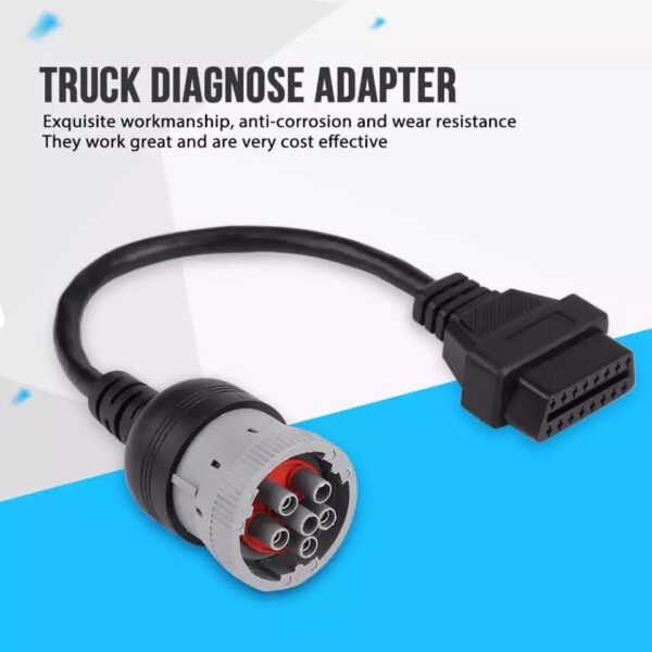 Conector Cable Cummins Deutsch J1708 6pin A Obd2 - Imagen 5