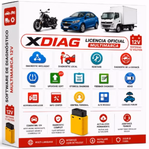 Activación o actualización X-DIAG 12V Easydiag+1 Años de actualizaciones gratis.