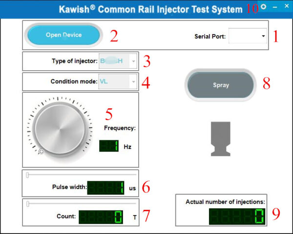 Probador Inyectores Diesel Common Rail Piezoeléctrico Tester - Imagen 6