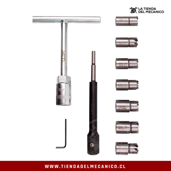 Juego Escariadores Asiento Inyectores Diesel Universal 10 - Imagen 3
