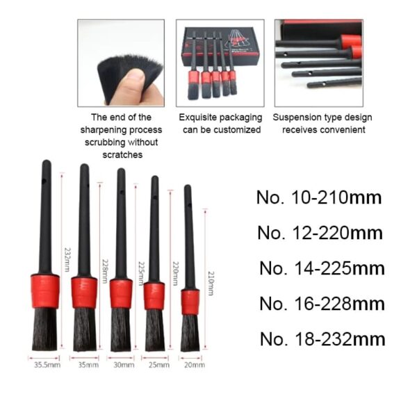 Cepillo De Limpieza Con Detalles De Afilado Para Autos - Imagen 4