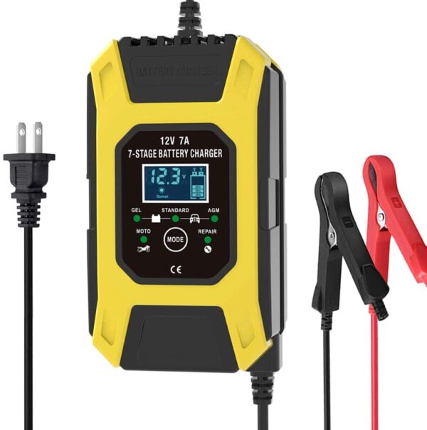 Cargador Inteligente De Baterías 12v/7a De Vehículos