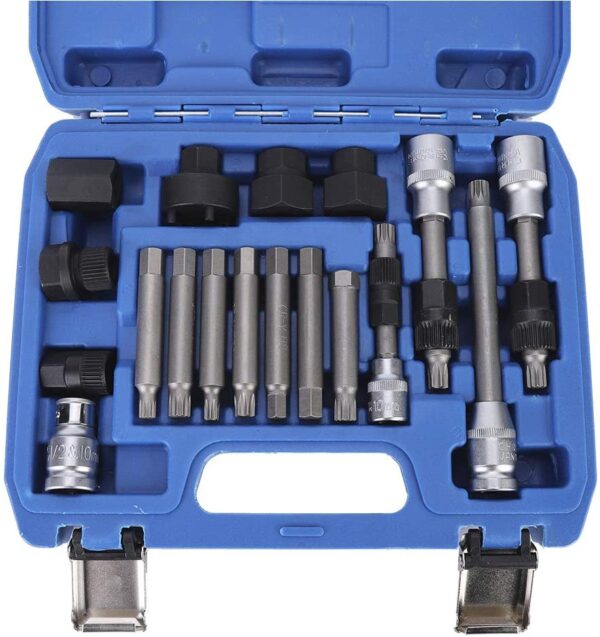 Puntas Dados Extractor Poleas Alternador 18 Pcs Universal - Imagen 2