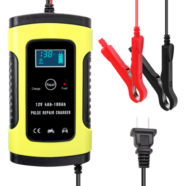 Cargador Inteligente De Baterías 12v/7a De Vehículos - Imagen 2