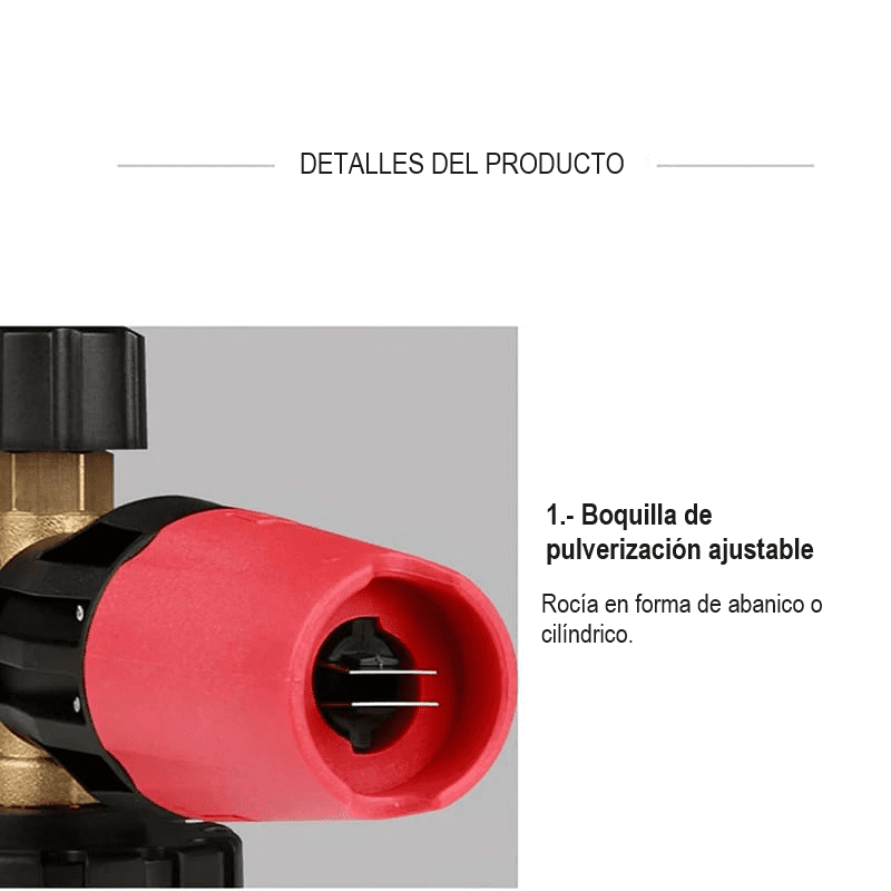 Pistola Lanza Espuma Foam De 1 Litro Conector De 1/4