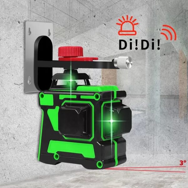 Nivel Laser Verde 360° 12 Líneas Vertical Y Horizontal 3d - Imagen 6