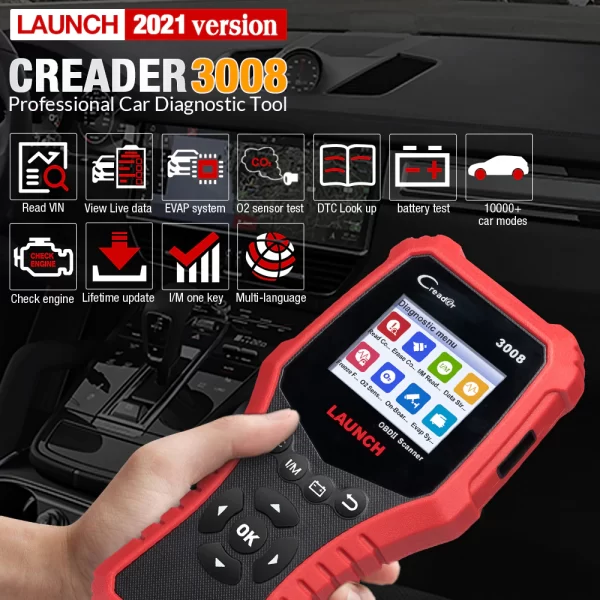 Scanner X431OBD2 CR3008 batería de motor, lector de código KW850 - Imagen 13