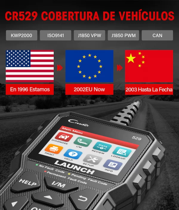Scanner 529 CR529 OBD2 Engine Check - Imagen 6