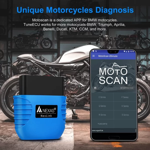 Scanner Motos Autos Bluetooth Obd 2 Lector Códigos Nexas - Imagen 8