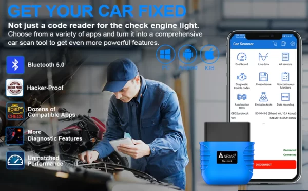 Scanner Motos Autos Bluetooth Obd 2 Lector Códigos Nexas - Imagen 10