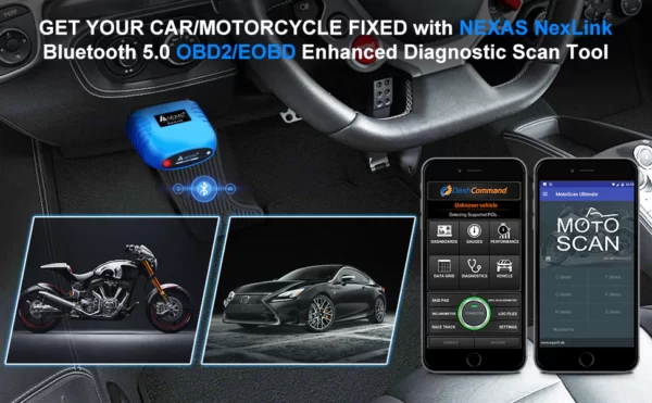 Scanner Motos Autos Bluetooth Obd 2 Lector Códigos Nexas - Imagen 5