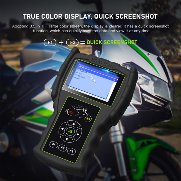 Scanner Motos JDIAG M100 Pro FULL  10-15V - Imagen 4