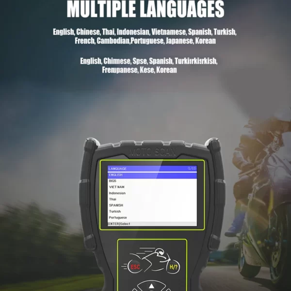 Scanner Motos JDIAG M100 Pro FULL  10-15V - Imagen 11
