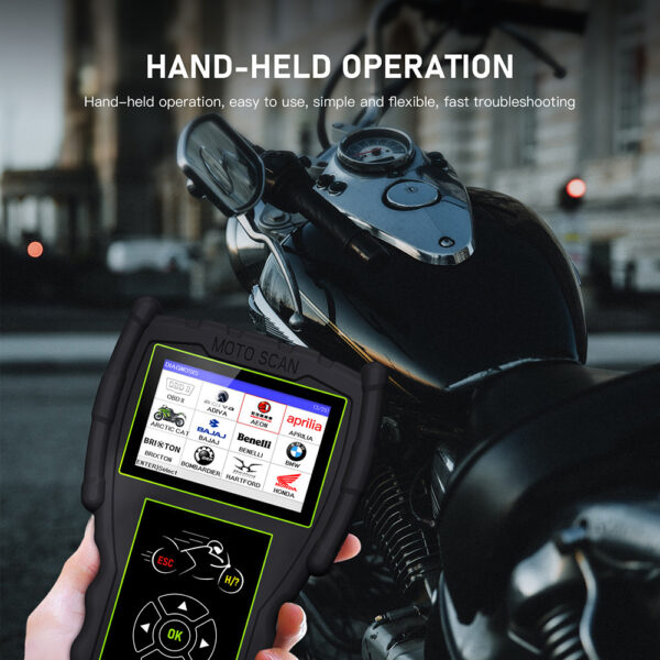 Scanner Motos JDIAG M100 Pro FULL  10-15V - Imagen 8