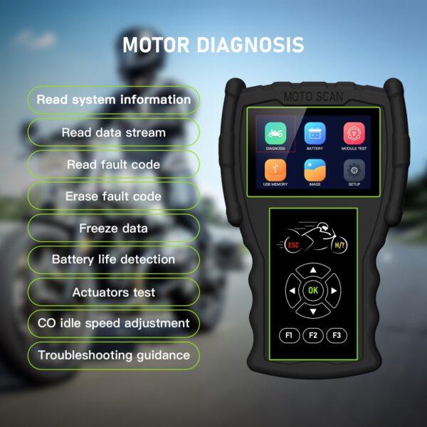 Scanner Motos JDIAG M100 Pro FULL  10-15V - Imagen 10