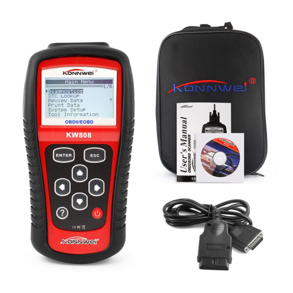 Scanner Auto Automotriz Obd2 Obdii Konnwei Kw808