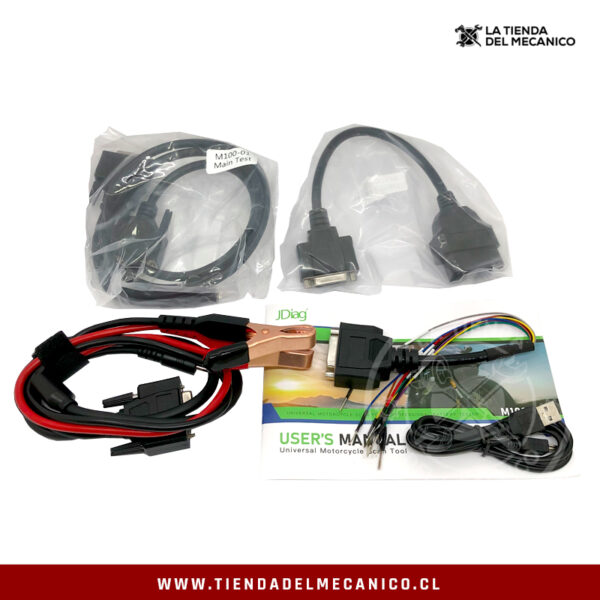 Scanner Motos JDIAG M100 Pro 10-15V - Imagen 3