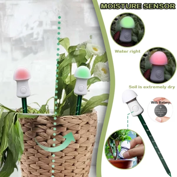 Detector de Horticultura Suelos Medidor de Humedad Probador - Imagen 2