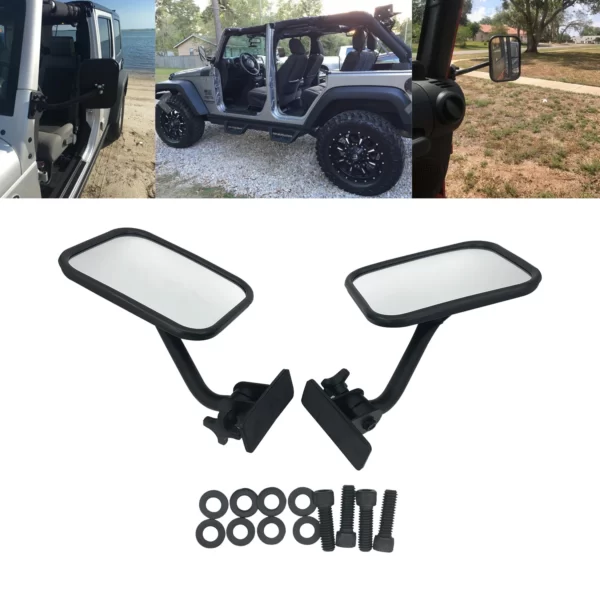 Espejo retrovisor lateral para Jeep Wrangler 1997-2017 - Imagen 4