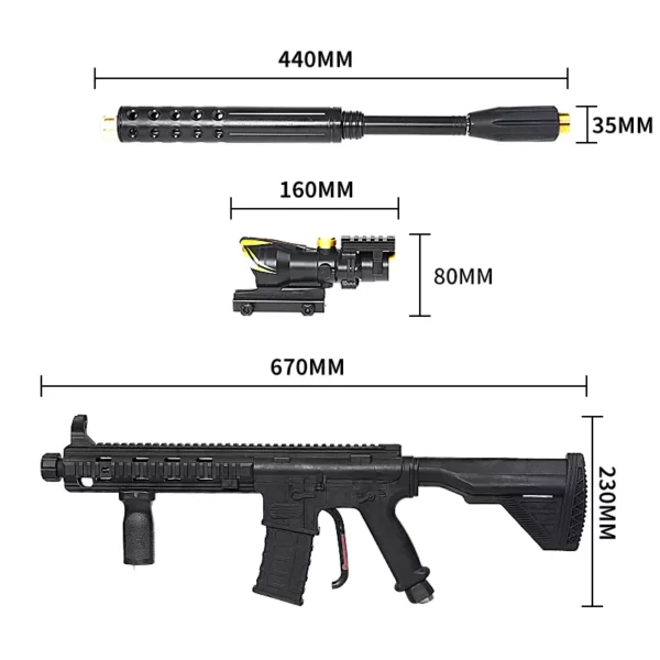Pistola hidrolavadora de alta presión con extensión - Imagen 3