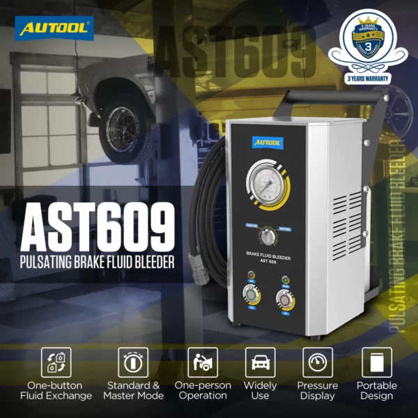 Purgador Cambiador De Aceite De Freno pulsante Automotriz universal Autool AST 609 - Imagen 3