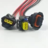 Conectores para Sensor de Presión Common Rail – Bosch, Denso, Delphi – Con Cable 15 cm