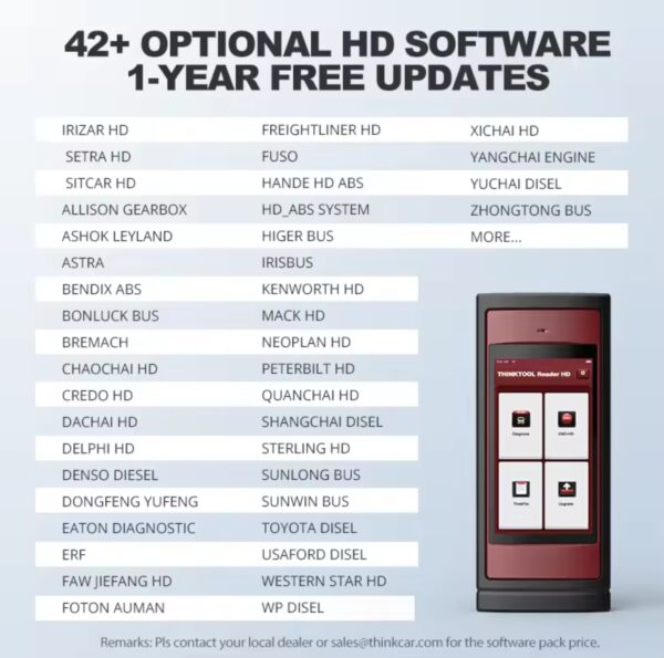 Scanner Thinkcar THINKTOOL Reader HD Camiones - Imagen 5