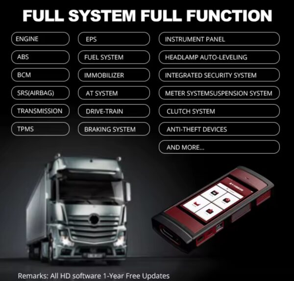 Scanner Thinkcar THINKTOOL Reader HD Camiones - Imagen 8