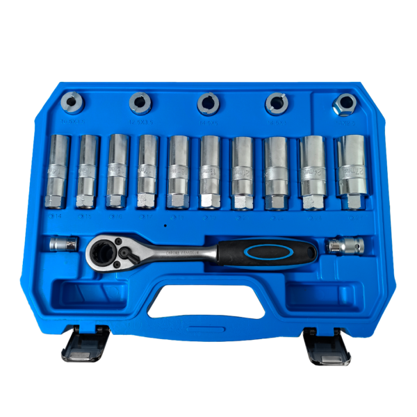 Kit caja de dados tuercas torque para amortiguadores 14-27mm 43 Pcs - Imagen 4
