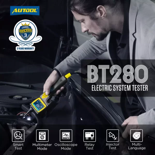 Probador de circuito eléctrico BT280 Punta lógica - Imagen 4