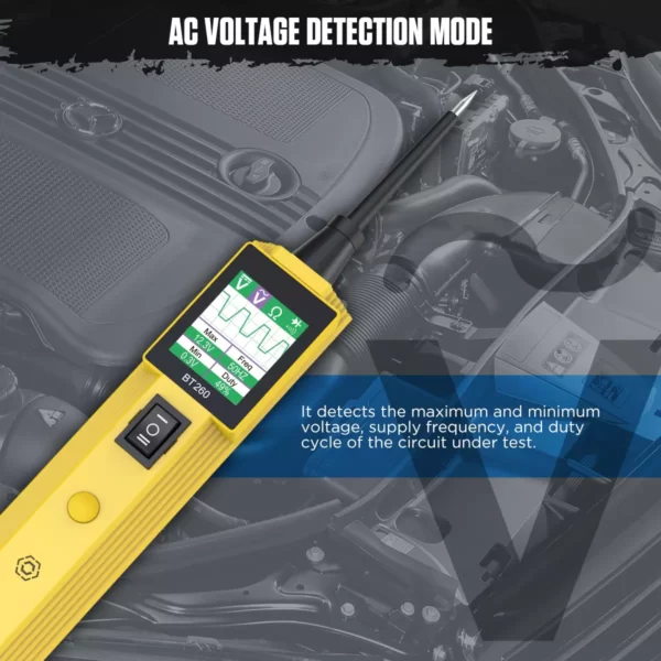 Probador de circuito eléctrico BT260 AUTOOL Punta lógica - Imagen 8