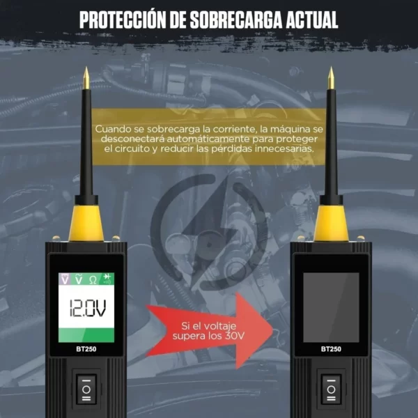 Probador de circuito eléctrico BT250 AUTOOL Punta lógica - Imagen 9