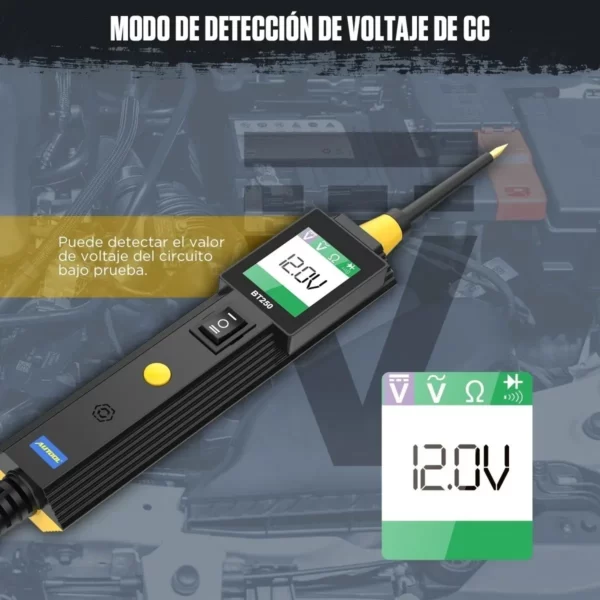 Probador de circuito eléctrico BT250 AUTOOL Punta lógica - Imagen 5
