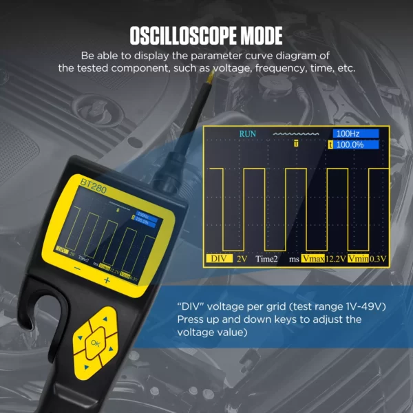 Probador de circuito eléctrico BT280 Punta lógica - Imagen 10