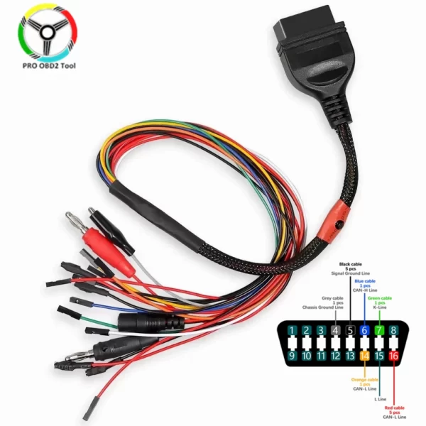 Cable Conector de diagnóstico OBD2 MPPS V18 OBD Breakout Tricore - Imagen 4