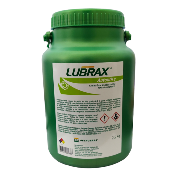 Grasa LUBRAX AUTOLITH 2 6 x 2,5kg