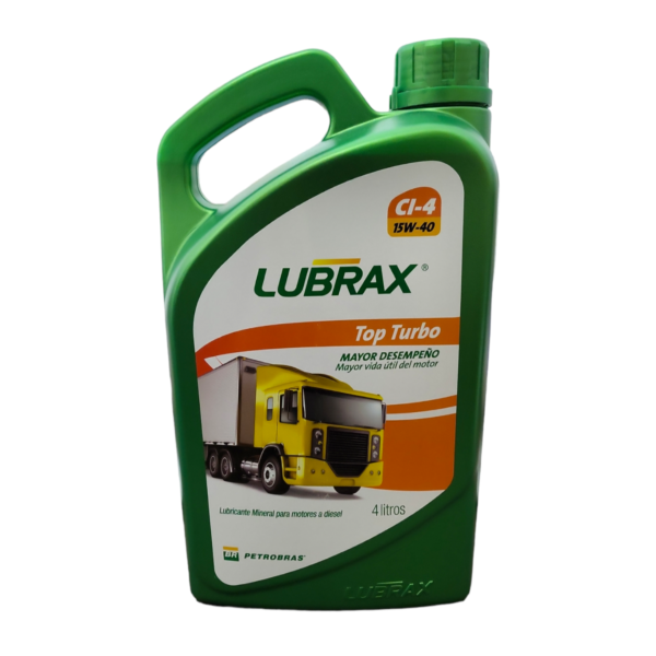 Aceite LUBRAX TOP TURBO CI-4 15W-40 6x4L