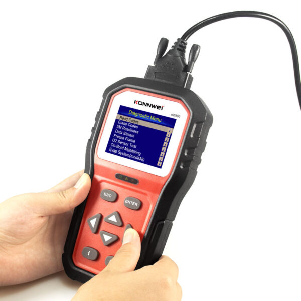 Scanner de código de diagnóstico automático OBD2 y CAN Konnwei KW860 - Imagen 4