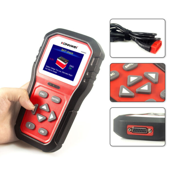 Scanner de código de diagnóstico automático OBD2 y CAN Konnwei KW860 - Imagen 3