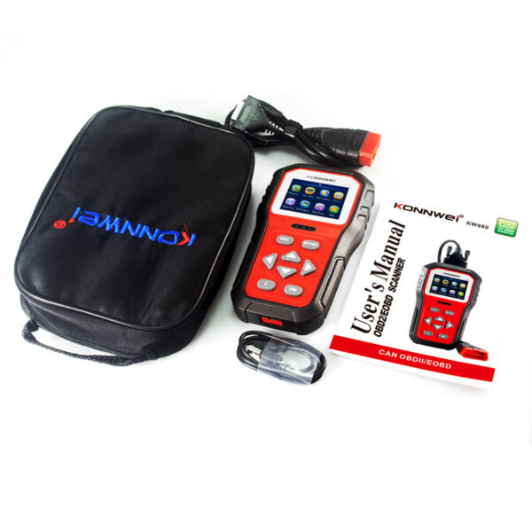 Scanner de código de diagnóstico automático OBD2 y CAN Konnwei KW860 - Imagen 2