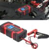 Cargador Automático de Batería con protección contra sobrecarga 12V/24V DC80 red - Imagen 3