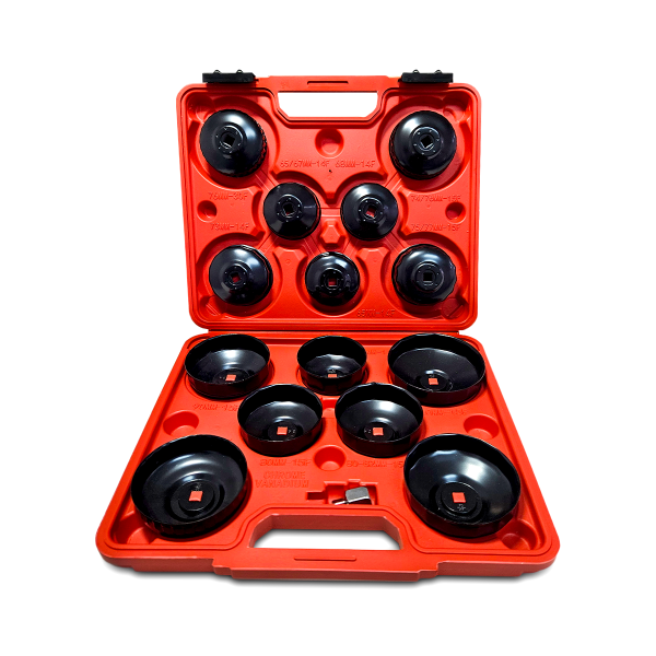 Kit Extractor de Filtro de Aceite Automotriz Universal 15 Piezas