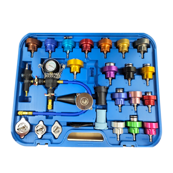 Tester Radiador Universal Detector Fugas Purgas Refrigerante 27 Pcs Profesional - Imagen 2