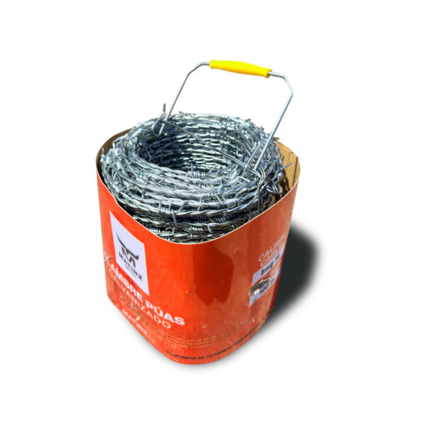Alambre Púas Galvanizado Matinz Metal Calibre BWG 14 (2,00mm) 275m largo - Imagen 3